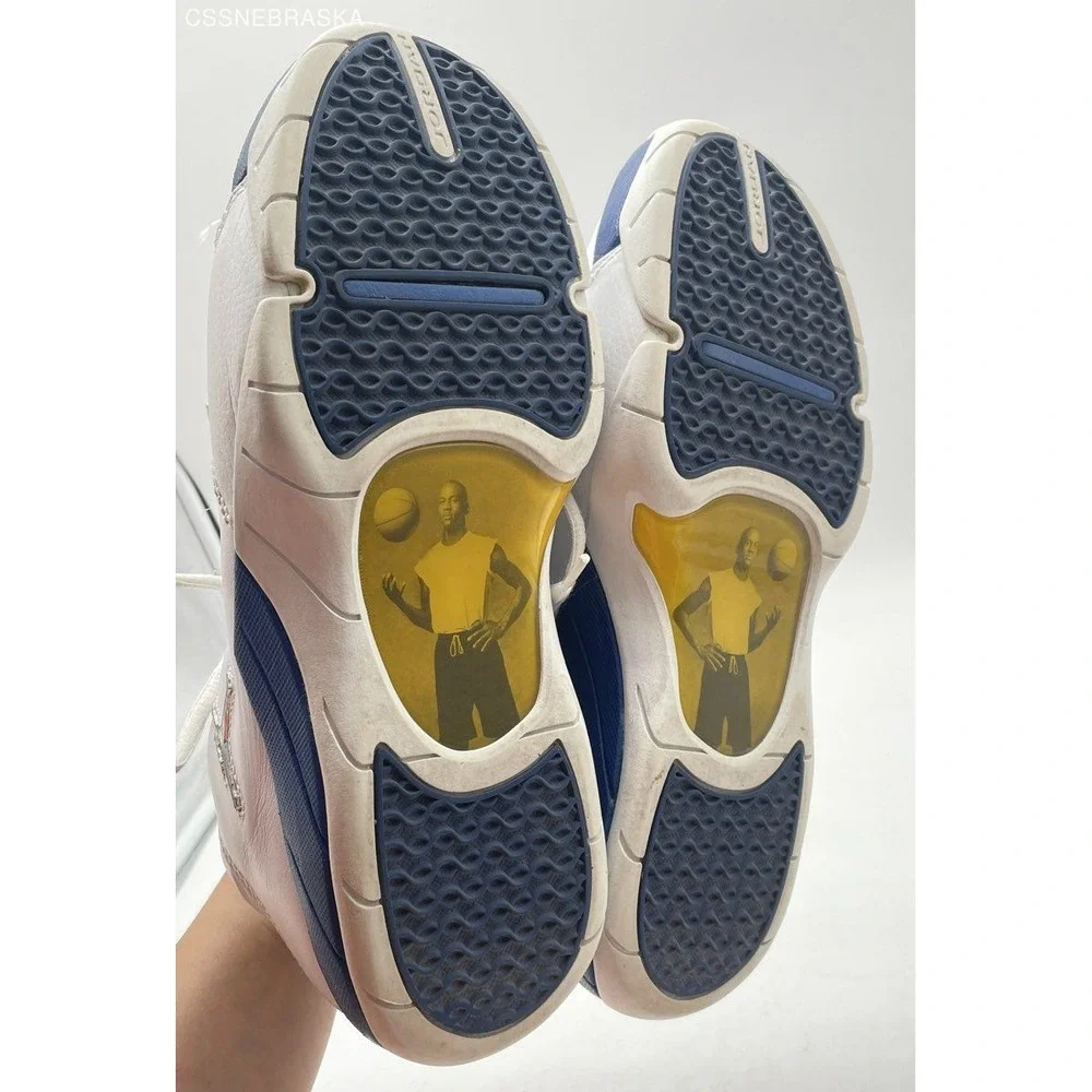 Nike Air‎ Jordan Hoops Retro Low Men's Shoes White/Blue 314312-101 - Size 8.5
